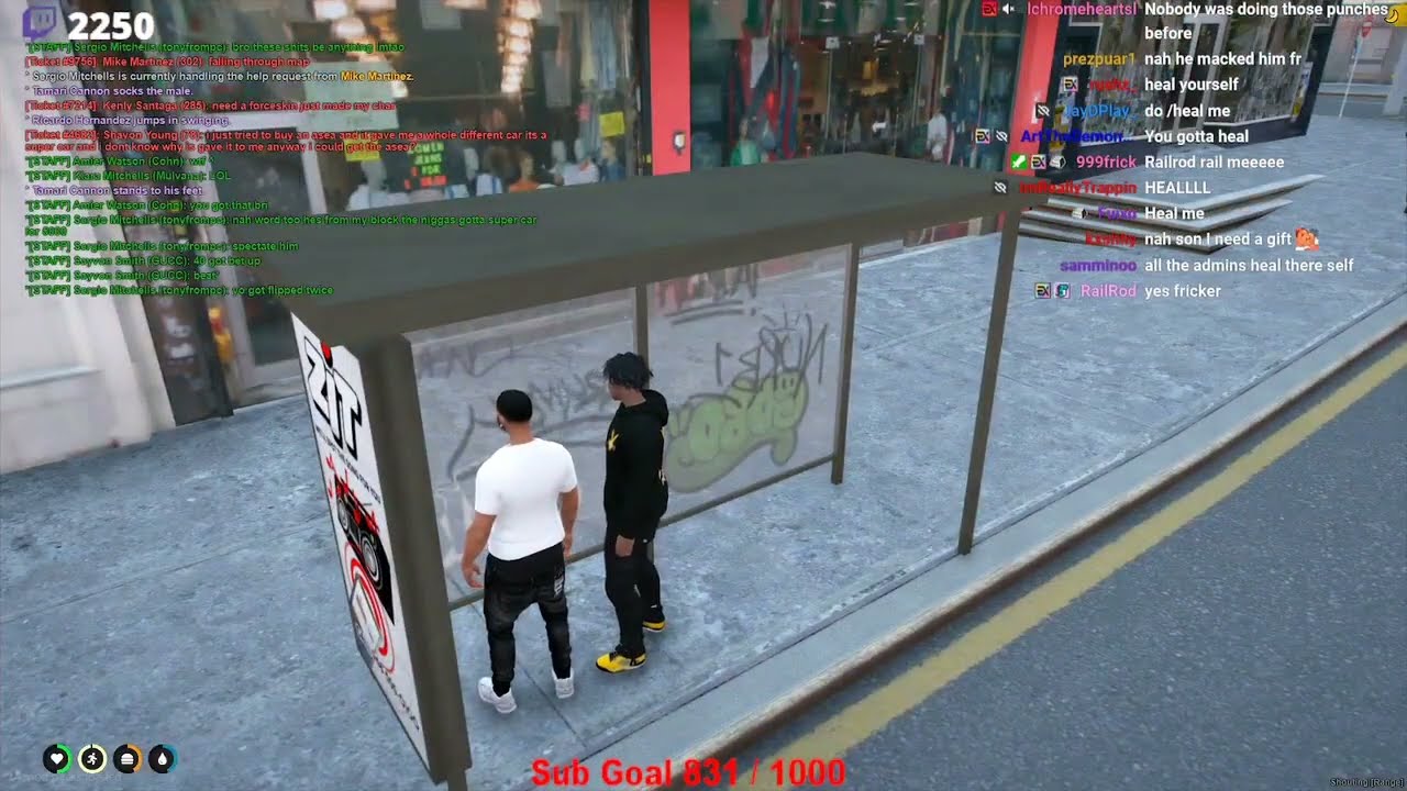 (BigEx) Keyonte Watts get robbed first day (Towns RP, Part 1)