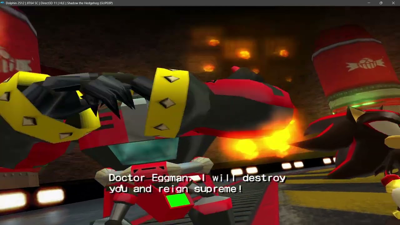 геймплей игры Shadow the Hedgehog