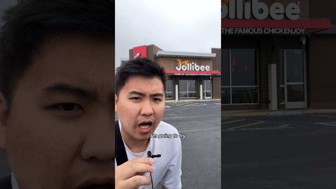 Я попробовала ВСЕ непопулярные вещи Jollibee 🐝🤨