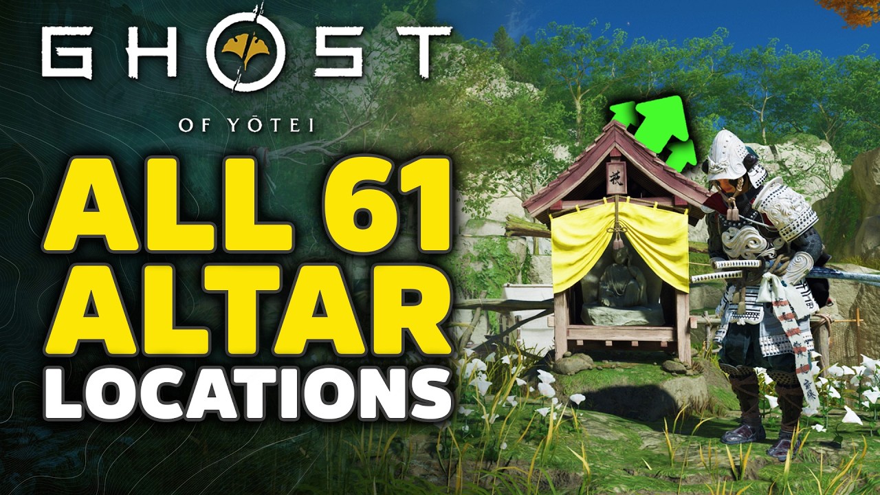 Ghost of Yotei - All 61 Altar Of Reflection Locations | 100% Skill Point Guide (Every Region)