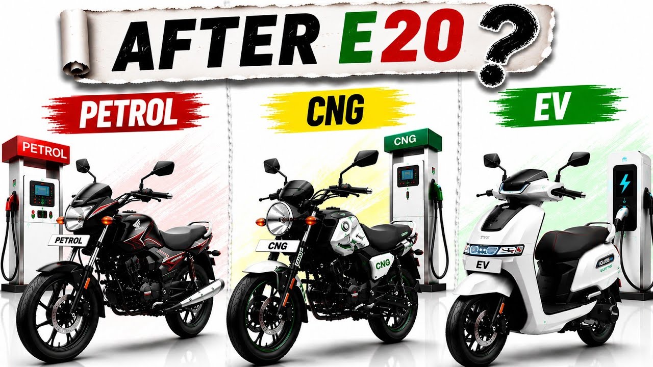 E20 Ethanol Effect + CNG vs EV vs Petrol &mdash; Which is CHEAPEST in 5 Years?