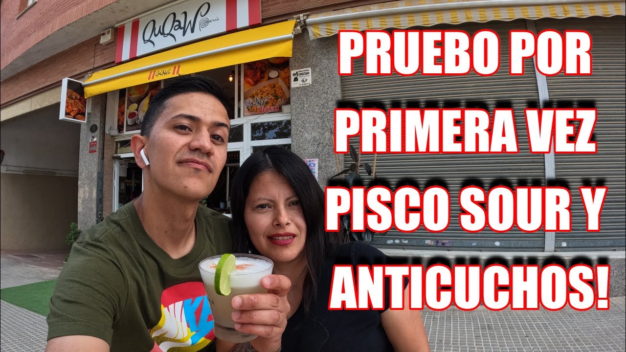 COLOMBIANO PRUEBA POR PRIMERA VEZ EL PISCO SOUR Y LOS ANTICUCHOS / EDISON VIDAL