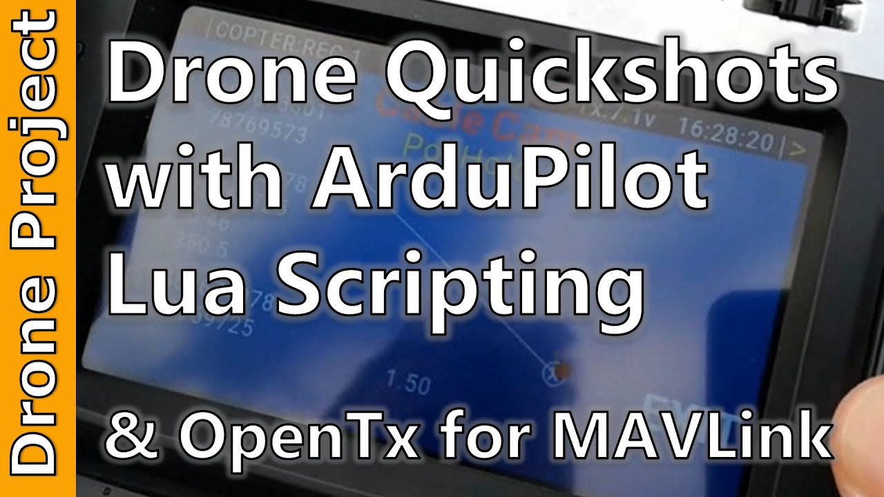 Drone Quickshots with ArduPilot Lua Scripting & OpenTx for MAVLink: Cable Cam