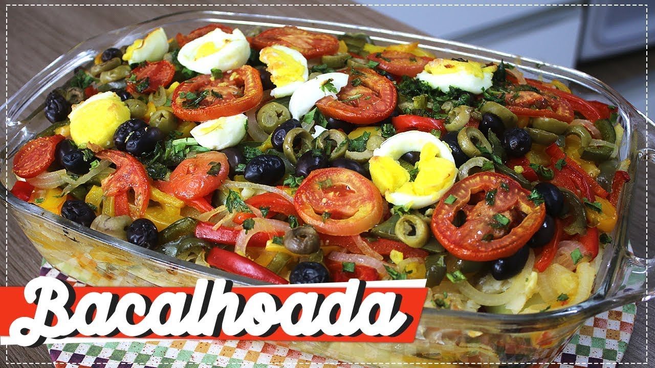 BACALHOADA - RECEITA DE BACALHAU SUPER F&Aacute;CIL