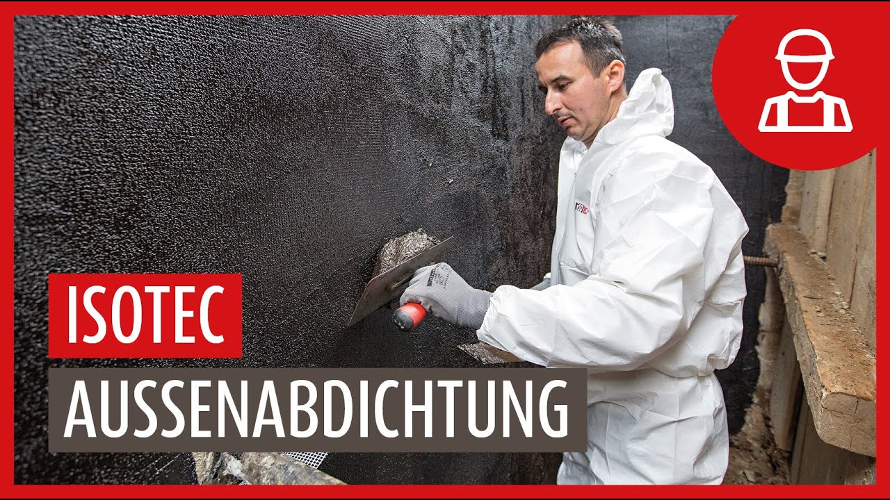 Die Aussenabdichtung - Unsere Systeml&ouml;sung gegen seitlich eindringende Feuchte