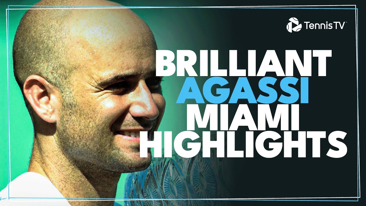 UNREAL Andre Agassi Miami Highlight Reel 🔥