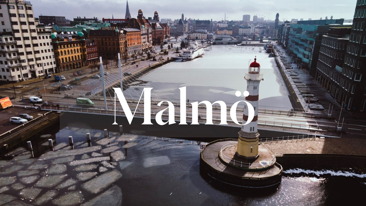 MALMÖ | Sweden by Drone in 4K - DJI Mavic Air 2