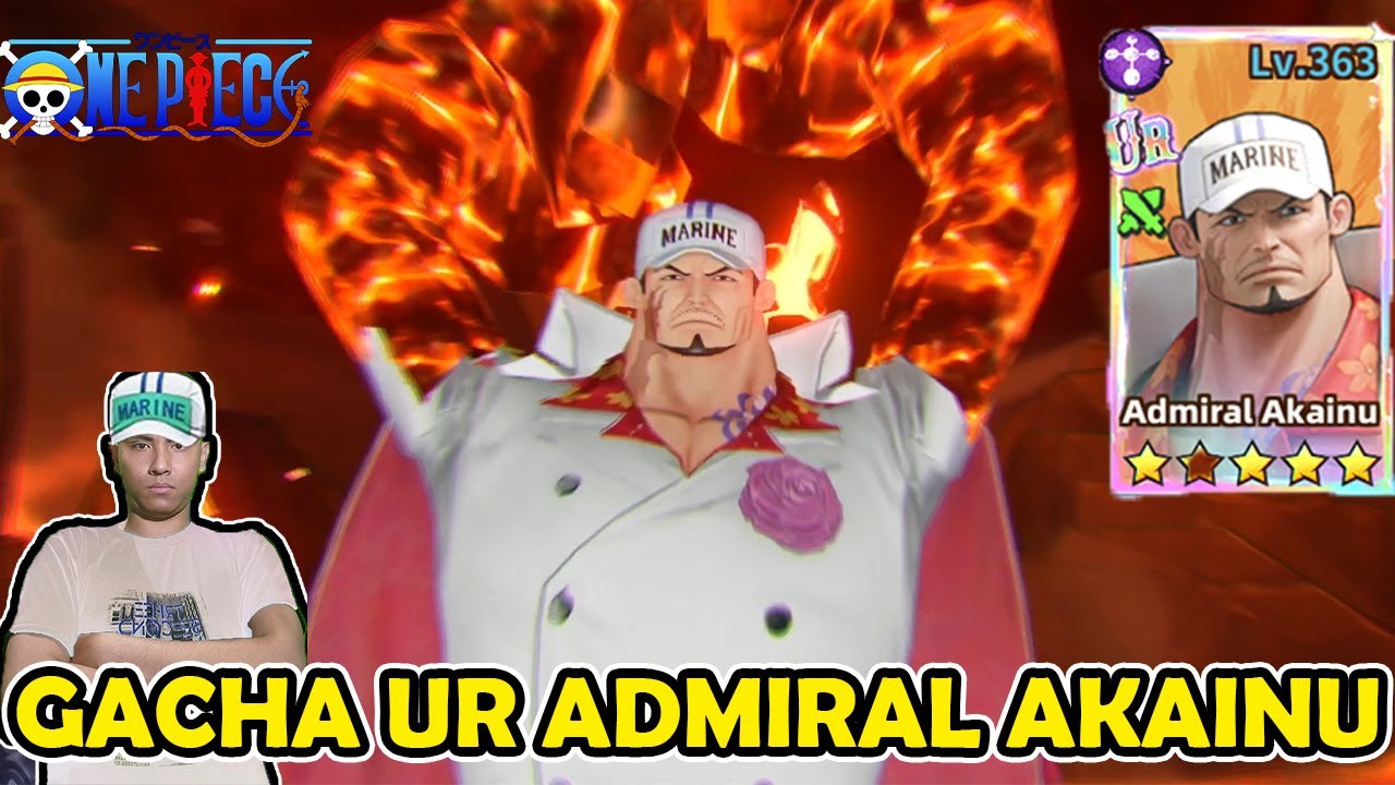 GACHA PALING HOKI UNTUK UR ADMIRAL AKAINU !! KARAKTER MARINE PALING KUAT -  SAILING TREASURE