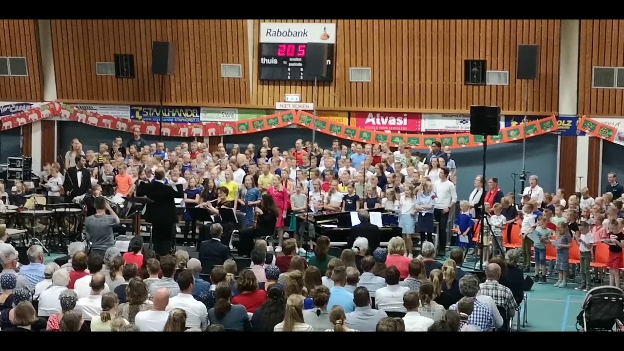 Afsluiting muziekproject Koning Willem Alexanderschool Staphorst