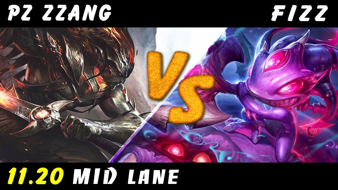 Pz Zzang - Yasuo vs Fizz MID Patch 11.20 - Yasuo Gameplay
