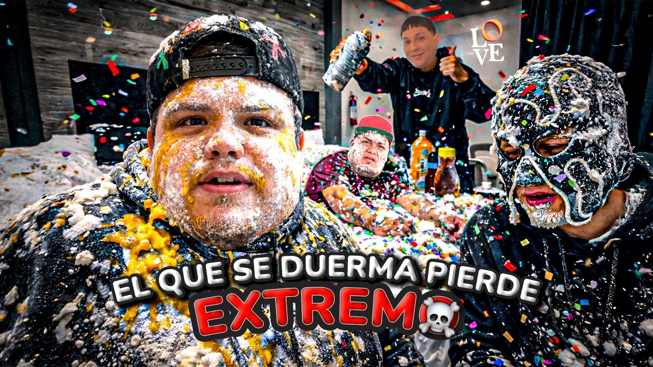 ¡ESTO SE SALIÓ DE CONTROL! 😱🥶 El que se DUERMA PIERDE EXTREMO con mis amigos 💀 - Gran Gian