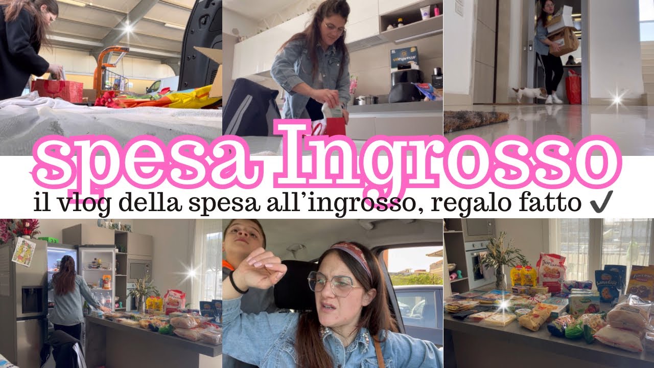 Ho speso 125€ all’ingrosso/ cibo e detersivi/ vlog della nostra giornata/ debbyg vlog giornalieri💕