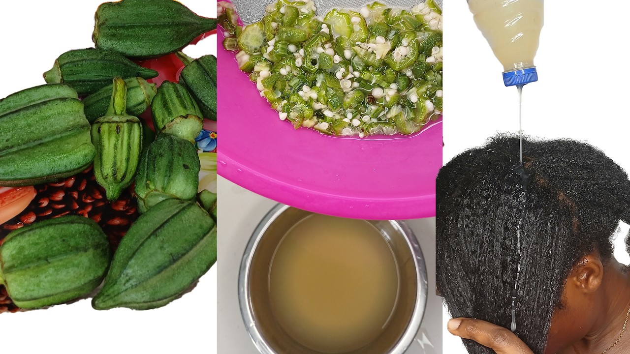 Okra Water Detangler Is The Best For Natural Hair  😱🤫🤭🤭