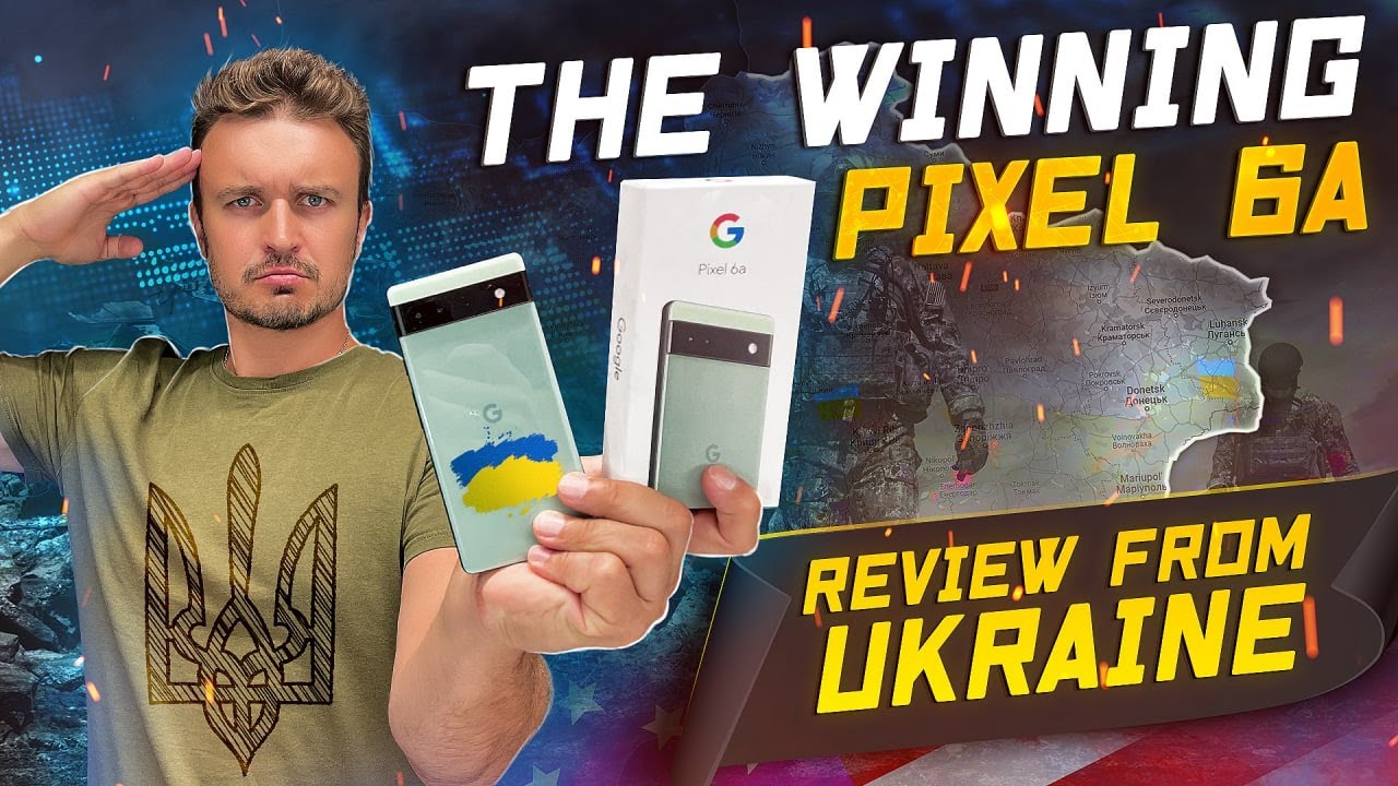 New Google Pixel 6a, review from Ukraine. Victory phone, unboxing, battery test.
