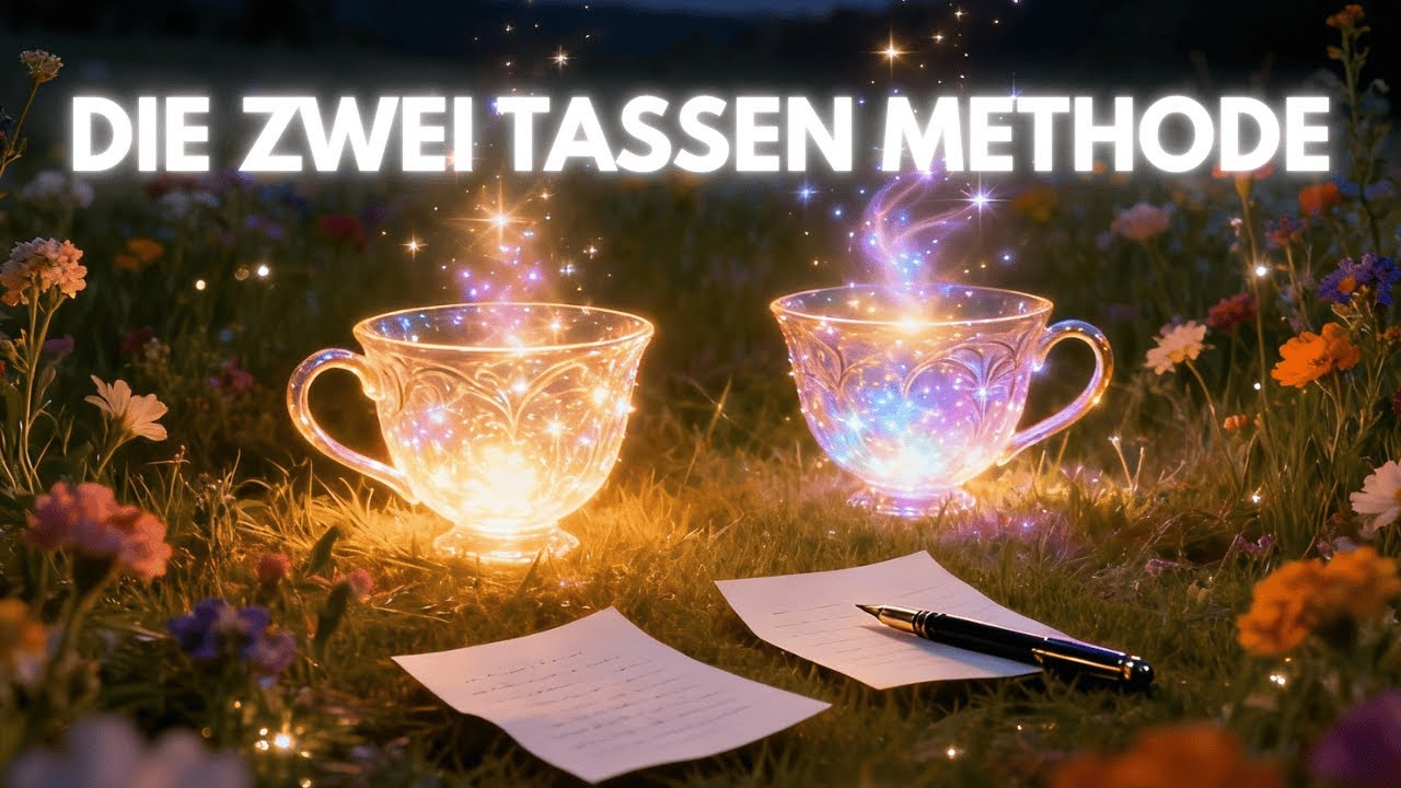 Die 2 Tassen Methode - So einfach und leicht kann Manifestieren sein!? 💫