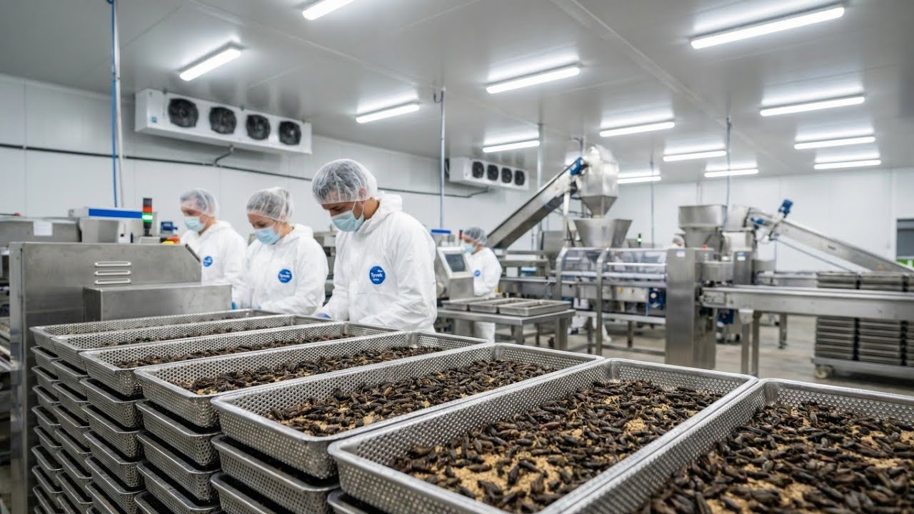 How Insect Protein Is Made | Mass Production Process