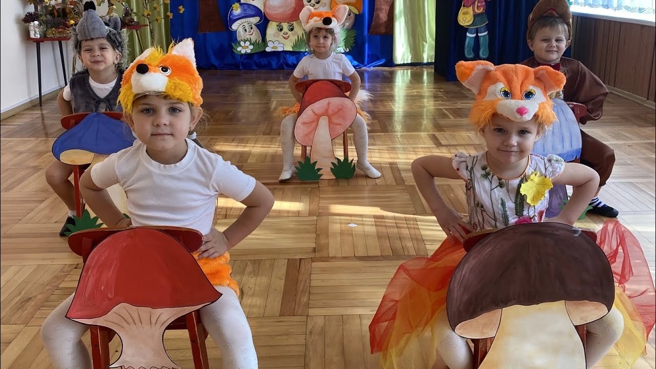 Танец зверят средняя группа