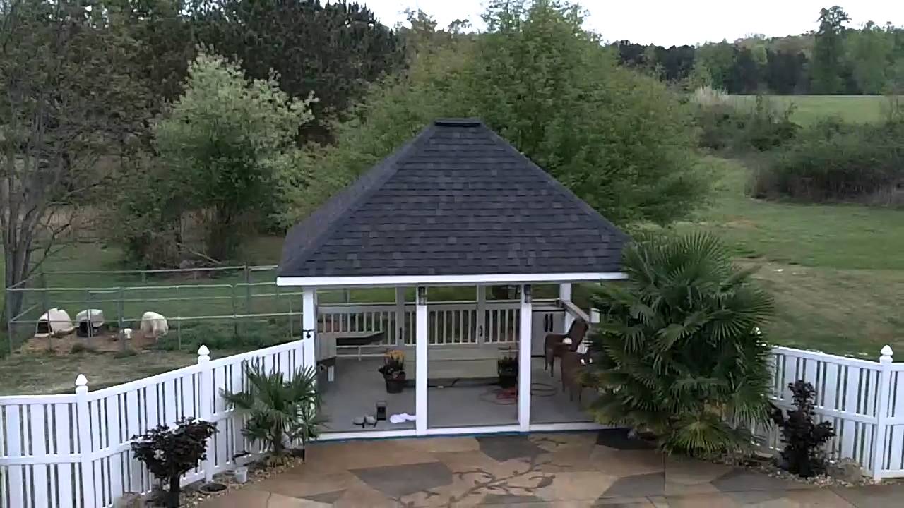Stained Concrete Pool Deck
