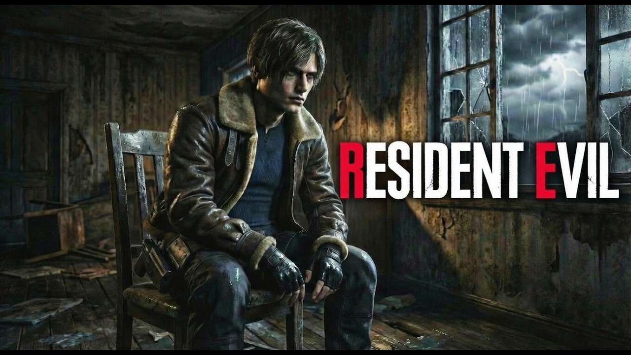 Leon Kennedy's Rainy Night Reflections | Resident Evil 4 Bedtime Story for Restful Sleep