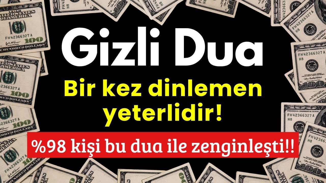 💸🙌 %98 kişi bu duadan sonra zengin oldu — dinlemeyi deneyin!