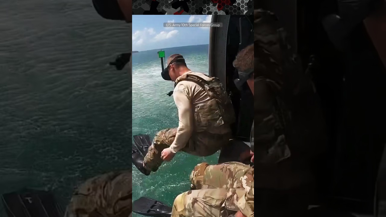 Special Forces Type Helocast Training