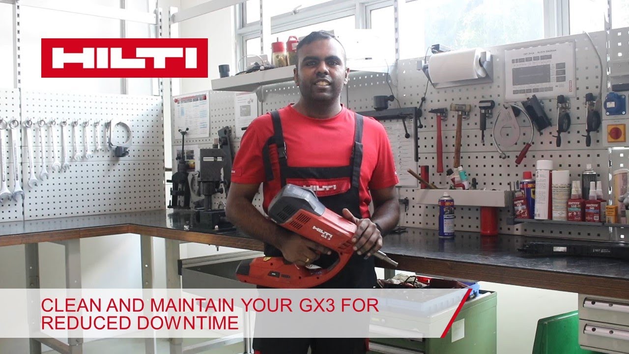 Hilti GX 3 Maintenance Guide: Do's and Don'ts | #HiltiHowTo