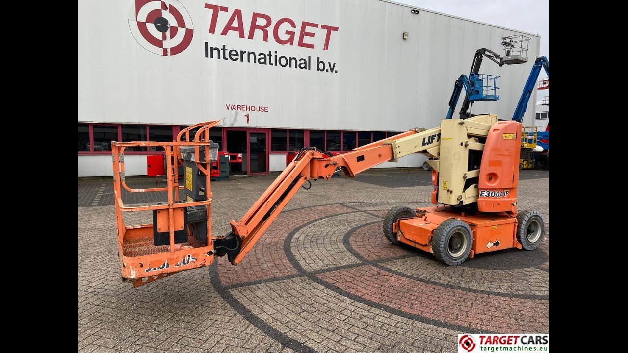782595 JLG E300AJP JIB PLUS ARTICULATED ELECTRIC BOOM WORK LIFT 1097CM 04-11 725HRS