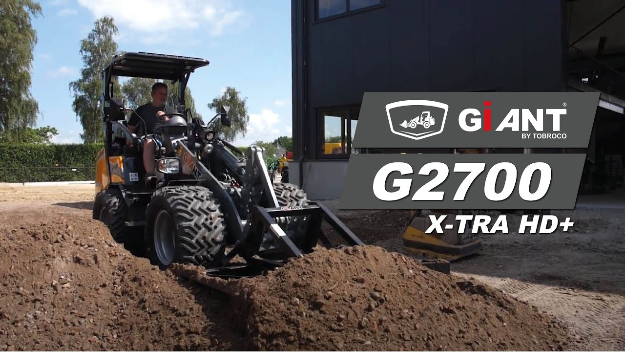 GIANT G2700 X-TRA HD+ LOADER // PERFECT TOOL FOR ROAD WORKERS