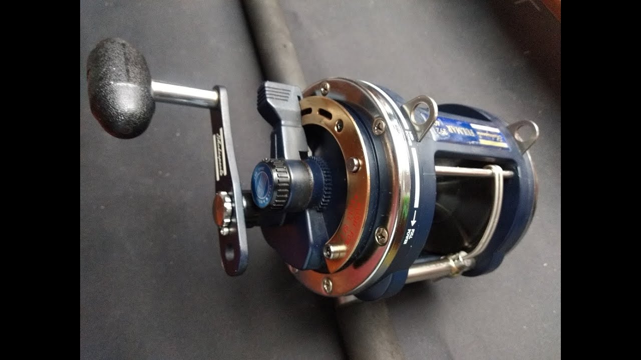 Wie funktioniert eine Multirolle mit Schiebebremse? Beispiel Shakespeare Fulmar 2921 Lever Drag