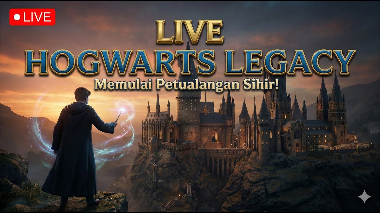 Live Santai: Cari Rahasia Tersembunyi di Kastil Hogwarts 🔍🏰