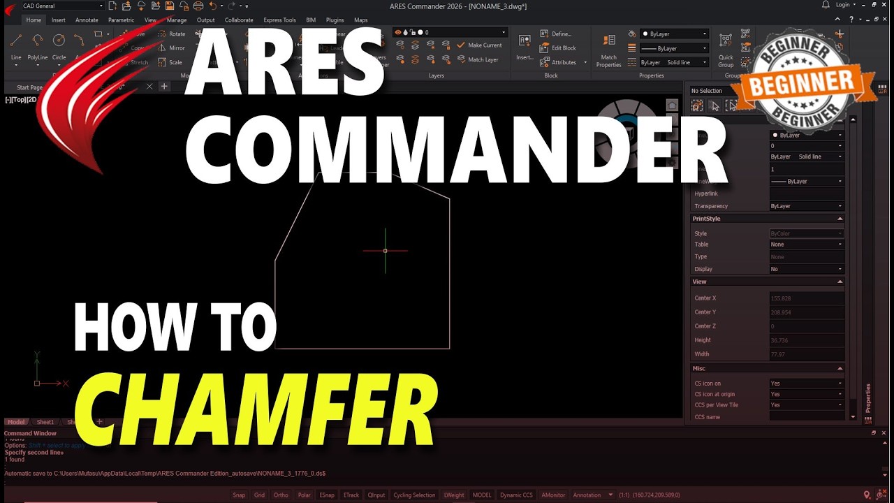 Ares Commander How To Chamfer