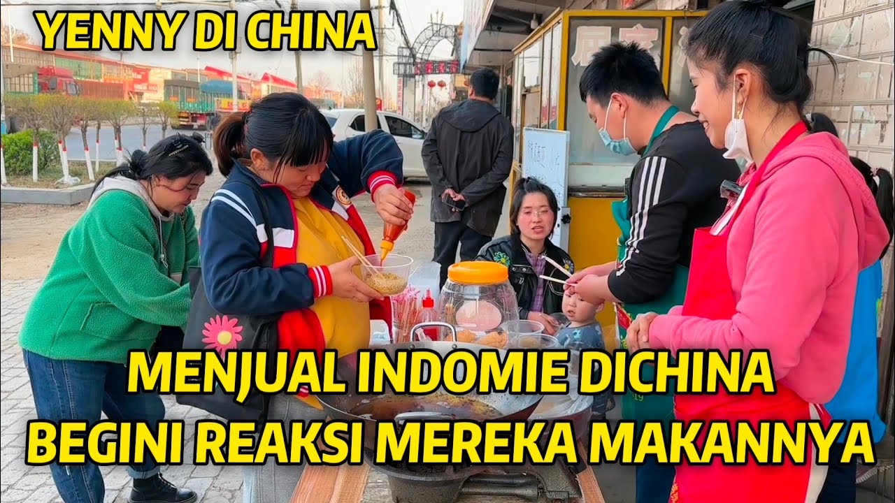 MENJUAL INDOMIE DICHINA,GAK NYANGKA BISA TERJUAL SEBANYAK INI,BEGINI REAKSI MEREKA MEMAKANNYA