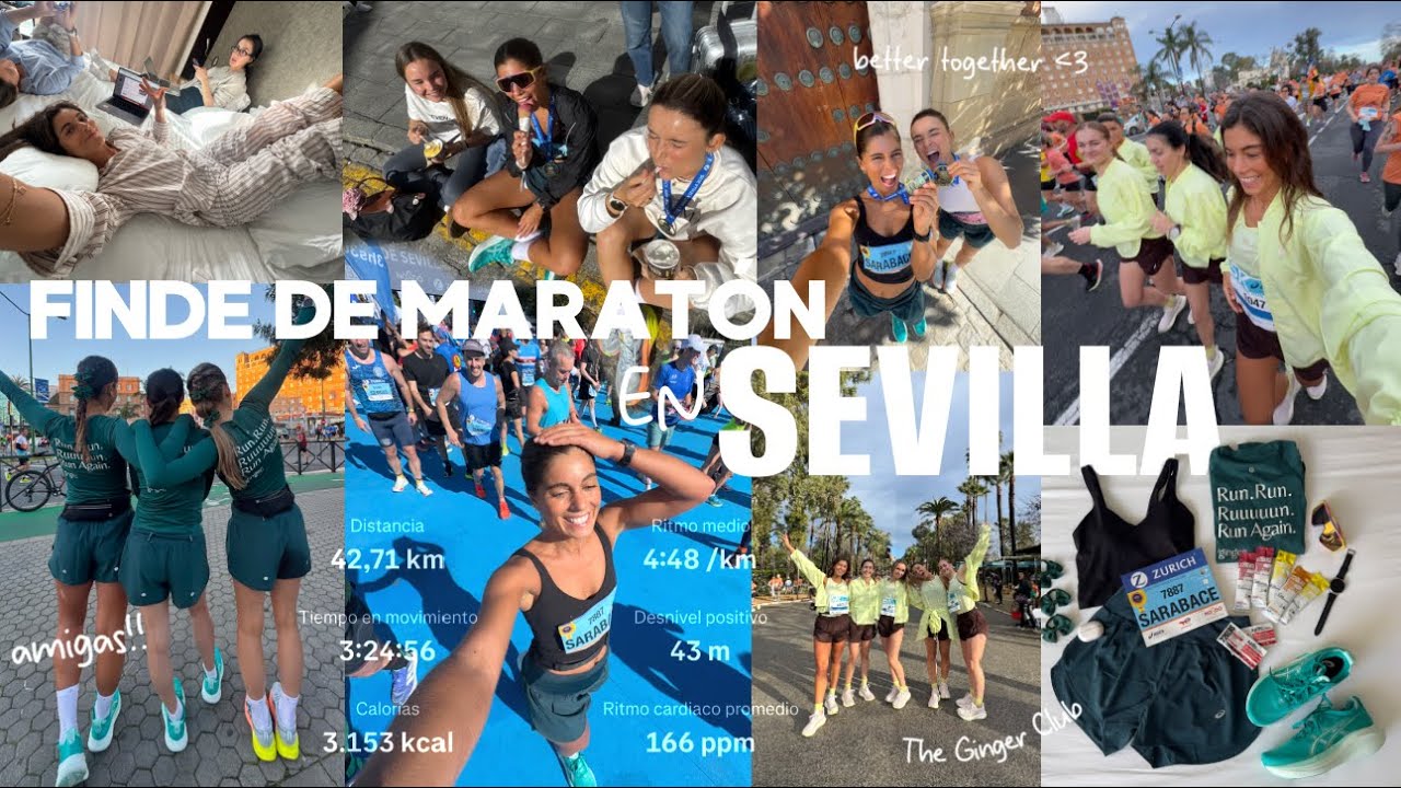 MARATÓN DE SEVILLA💃  4º maratón y un finde para no olvidar!!!