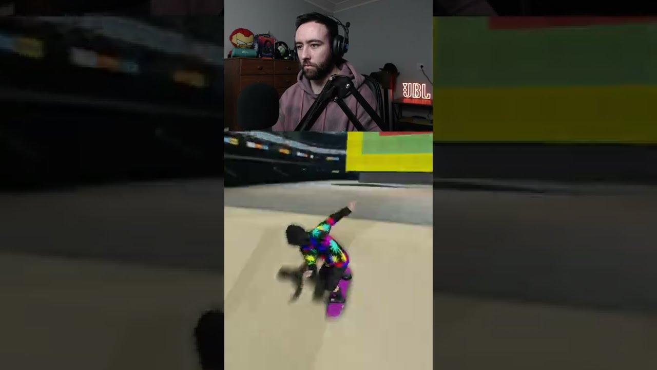 INSANE Thread The Needle Challenge In Skate 3!! #shorts