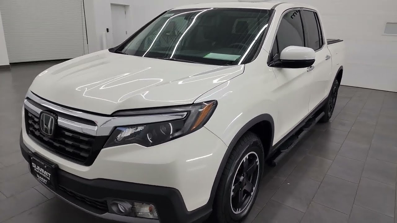 2018 HONDA RIDGELINE RTL-E WHITE DIAMOND AWD 4K WALKAROUND 23J149A SOLD!