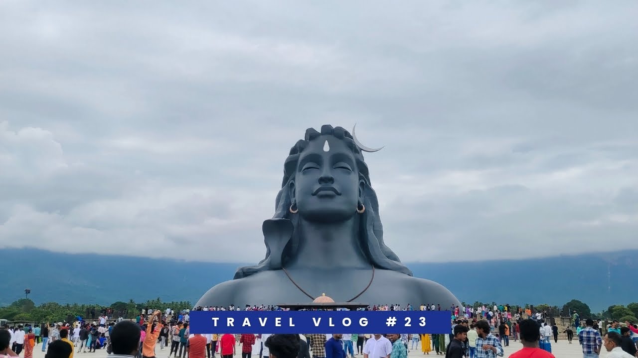 Coimbatore isha yoga foundation 112ft aadiyogi statue tamilnadu#viralvideo 