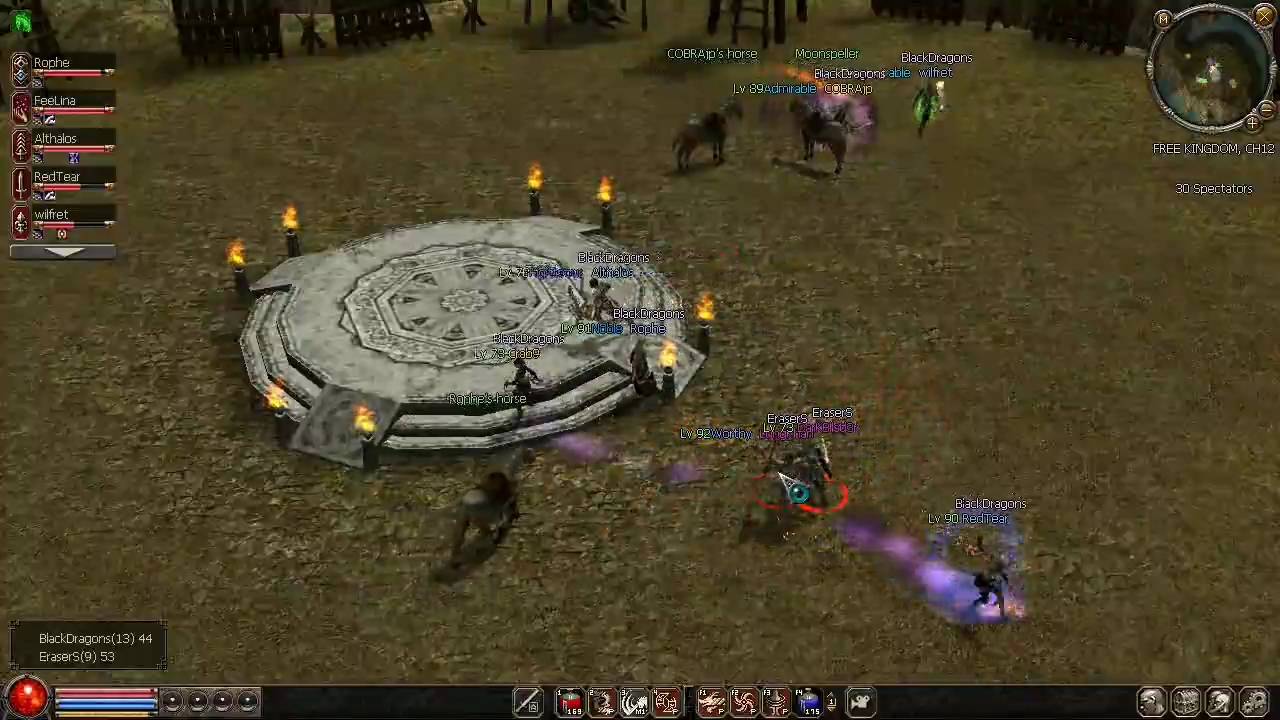 Metin2 US - Guild War - BlackDragons Vs EraserS Round 2