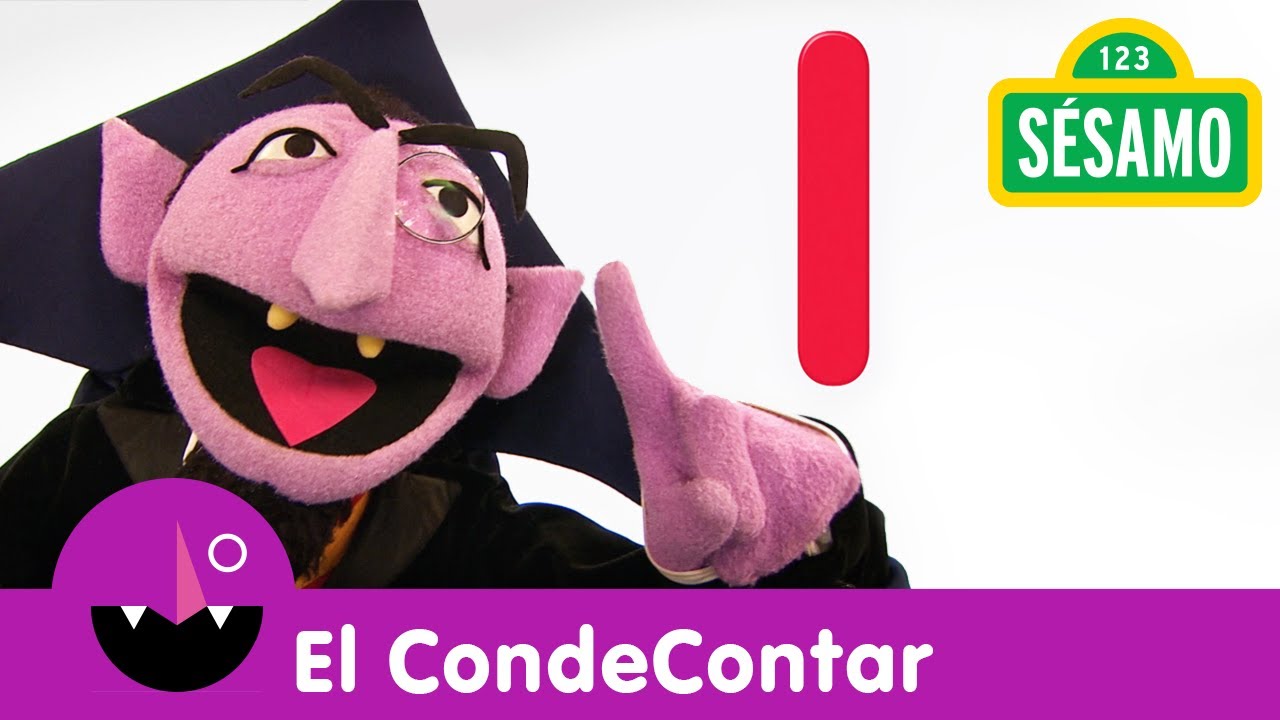 S&eacute;samo: Contando el n&uacute;mero 1 con El Conde Contar.
