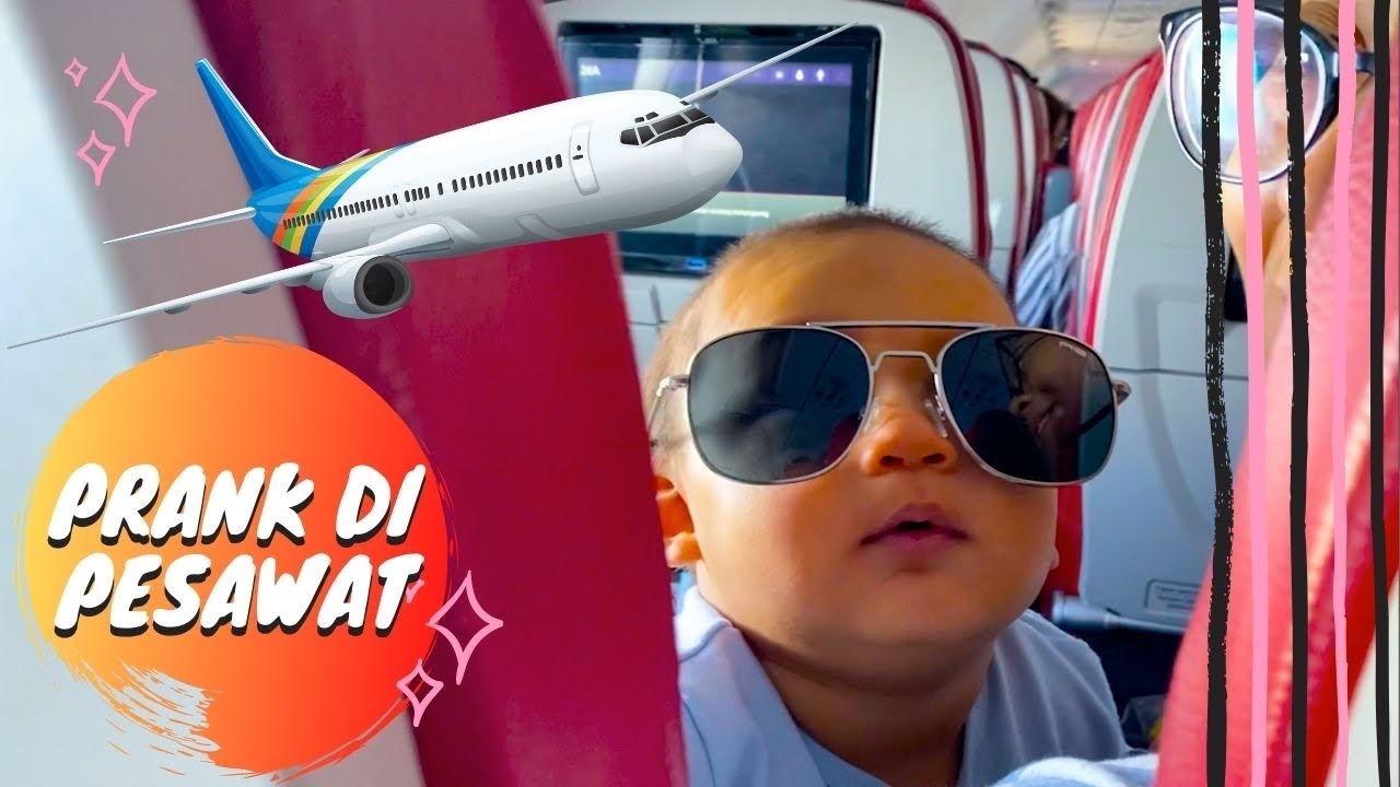 KIANO NGE PRANK DI PESAWAT 😂 !!! INI YANG DILAKUKAN KIANO DI DALAM PESAWAT 😂😂😂