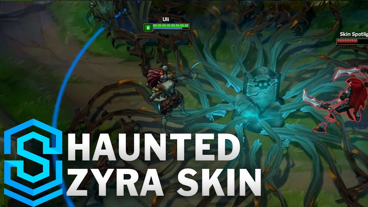 Haunted Zyra Skin Spotlight - League of Legends