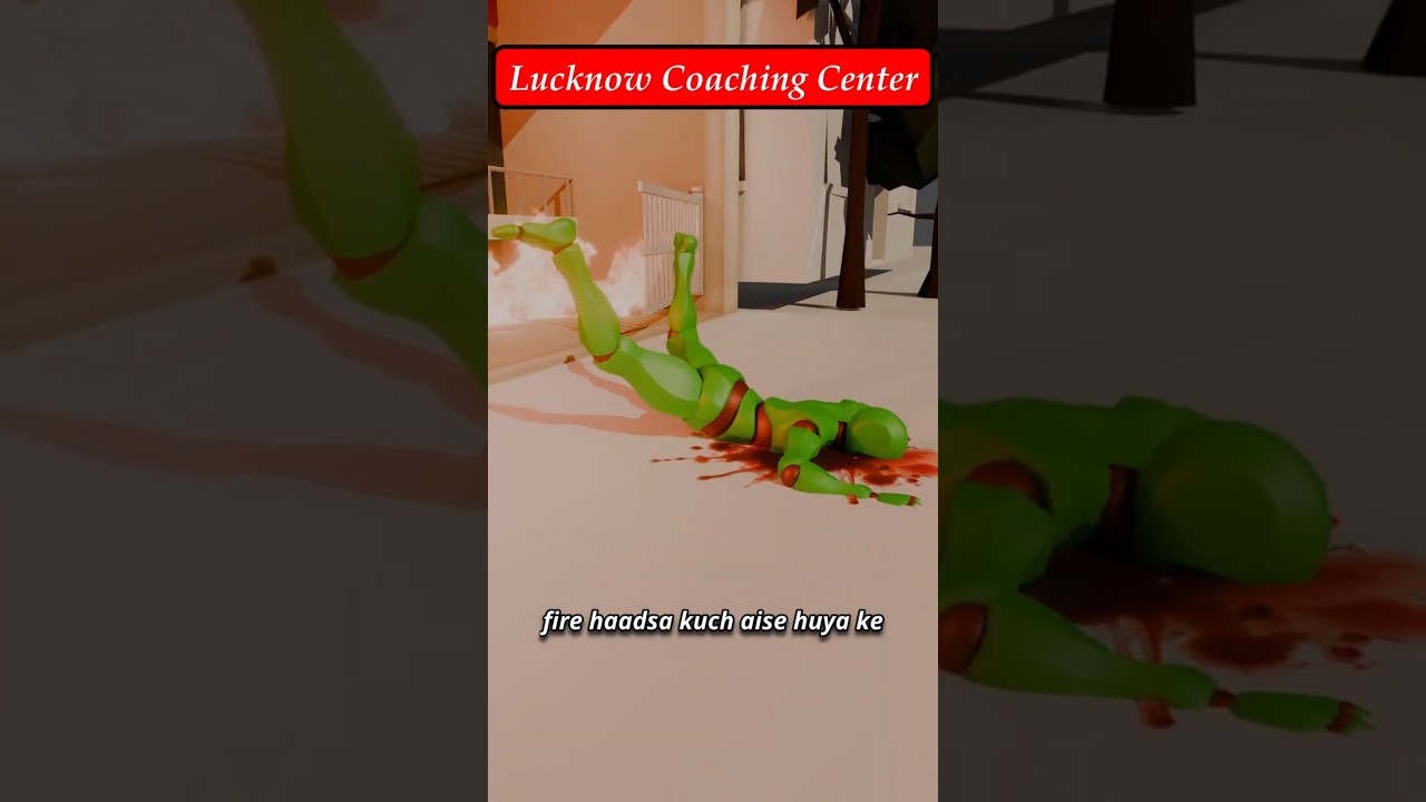 Inside the Lucknow Coaching Fire 🔥 | 3D Reconstruction #lucknowfire #3danimation #firesafety