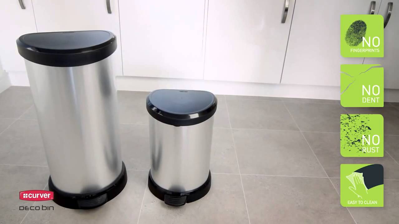 CURVER Refuse   Deco bin PEDAL 20L 40L