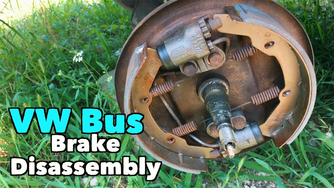 VW Bus - Front Drum Brake Disassembly | MicBergsma