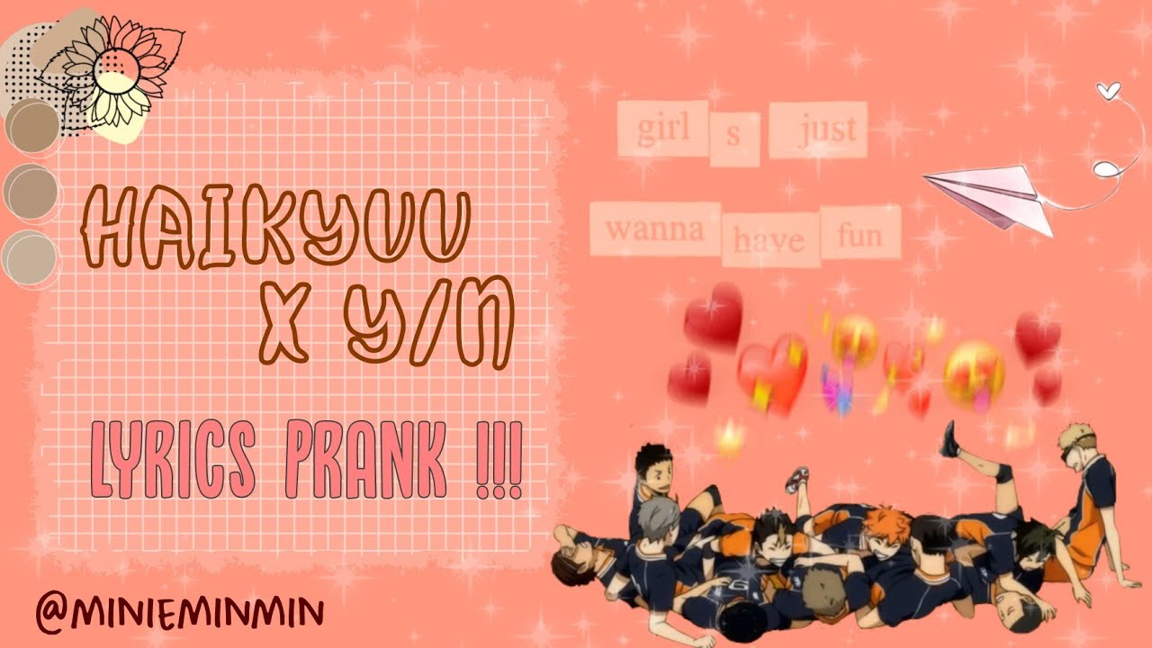 Is this Hickey or a Bruise??? | Haikyuu x Y/n Lyrics Prank | SugaMom's Baby Sister 😏