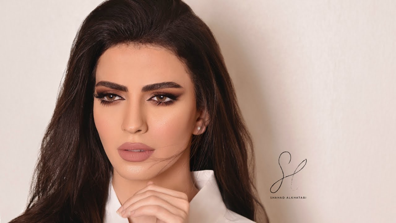 لوك بني مع ايلاينر مدموج ، باليت واحد و فرشة وحدة | one palate (soft glam )cat eye look