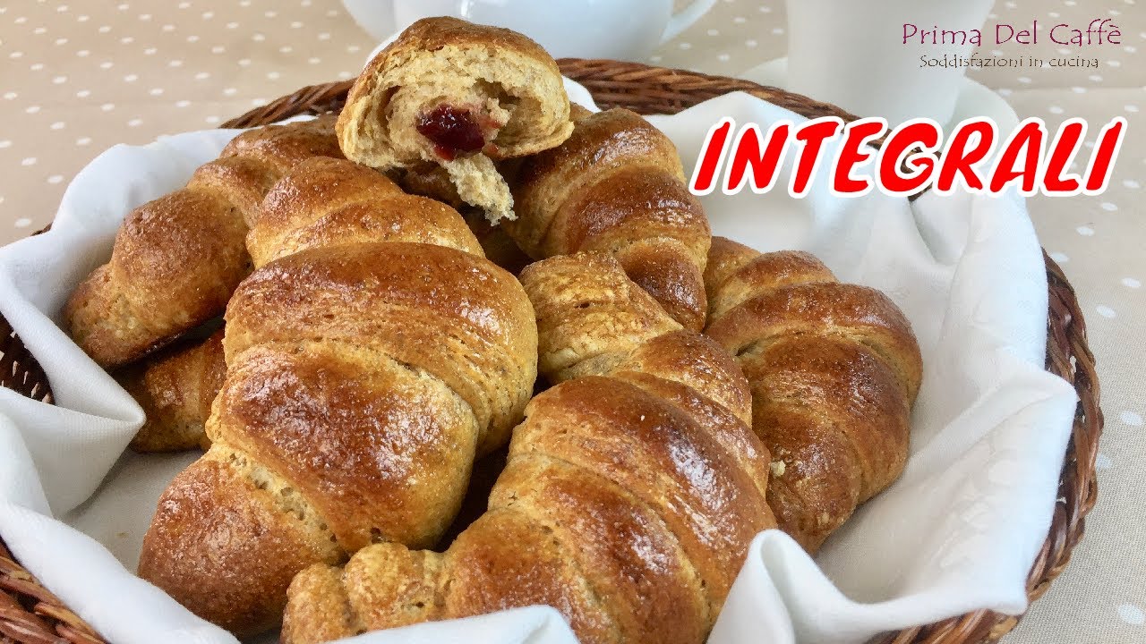 la colazione che amo CORNETTI INTEGRALI sfogliati e ripieni