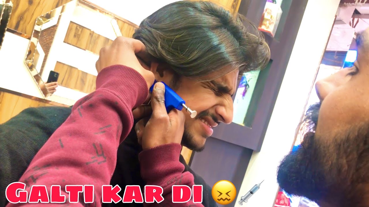Ear piercing vlog 😍