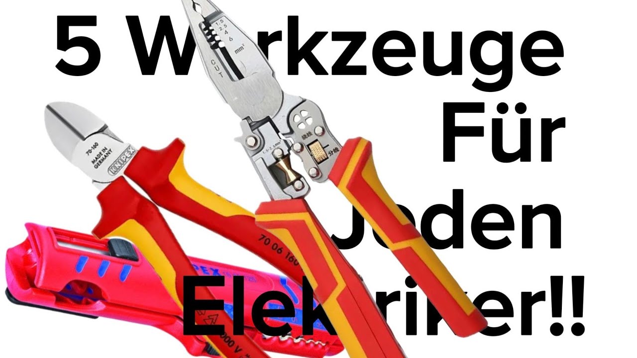 5 Werkzeuge die jeder Elektriker haben muss | ElektroGenius