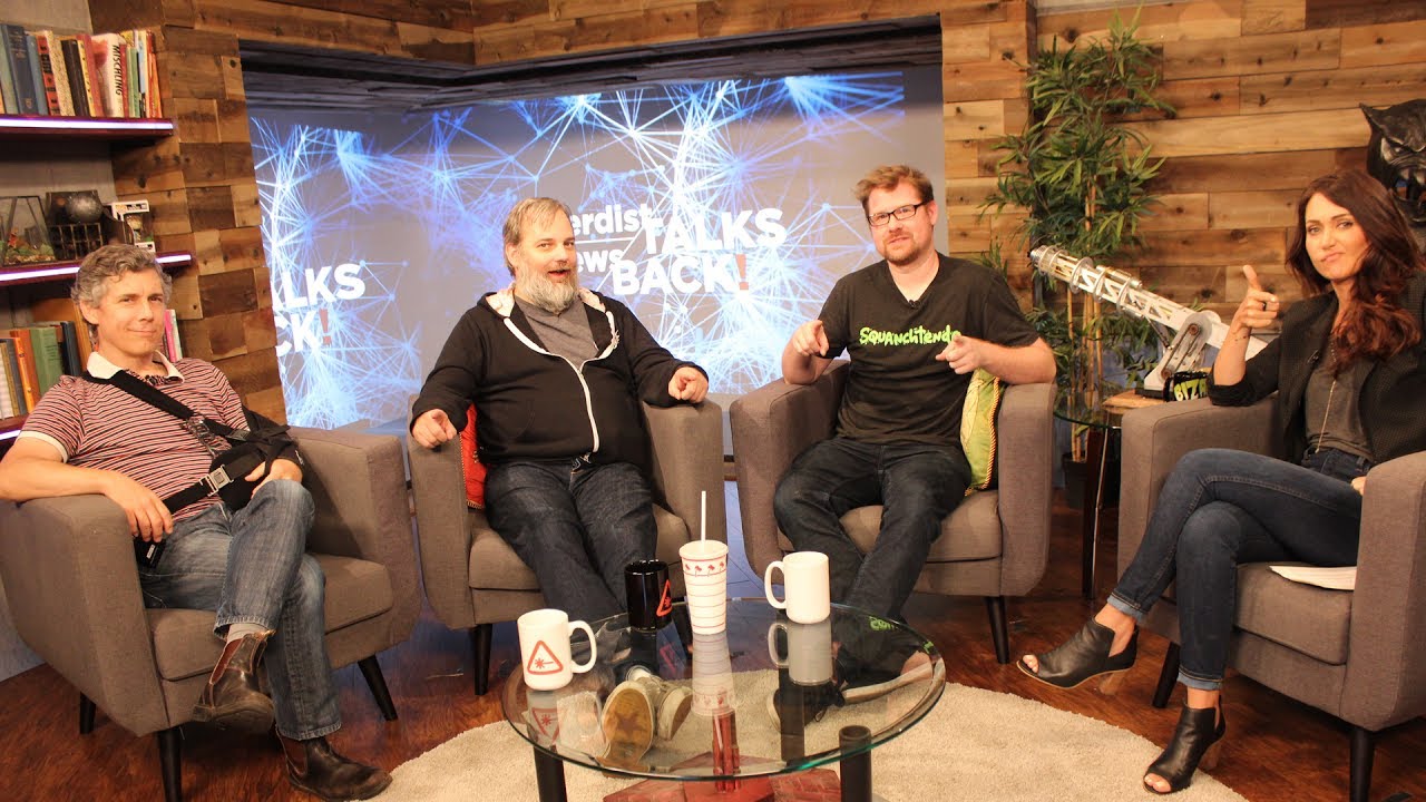 Rick and Morty's Dan Harmon, Justin Roiland, & Chris Parnell! (Nerdist News Talks Back)