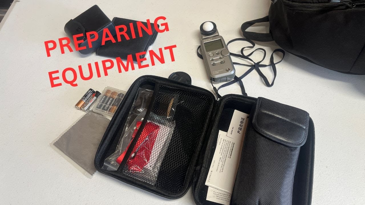 How to prepare for a photoshoot | Checking Camera Equipment